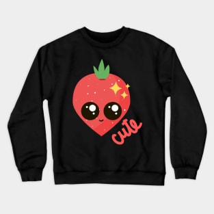 Cute Strawberry Crewneck Sweatshirt